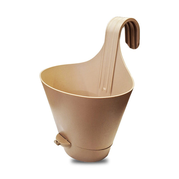 self-watering hook type wall hanging planter