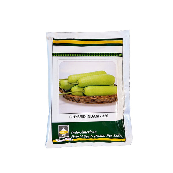 Indo American Indam 320 F1 Hybrid Bottle Gourd Seeds